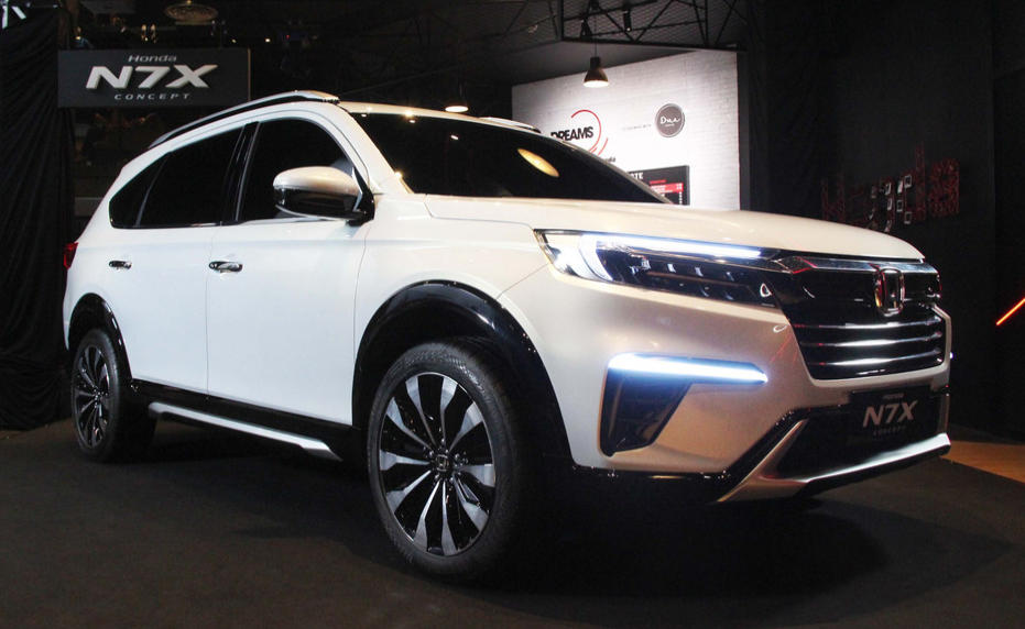 本田n7x实车曝光定义7座suv有机会挑战汉兰达吗