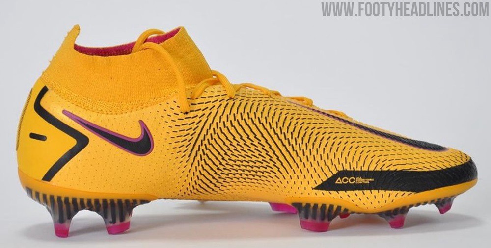 耐克新配色phantomgt足球鞋实物曝光