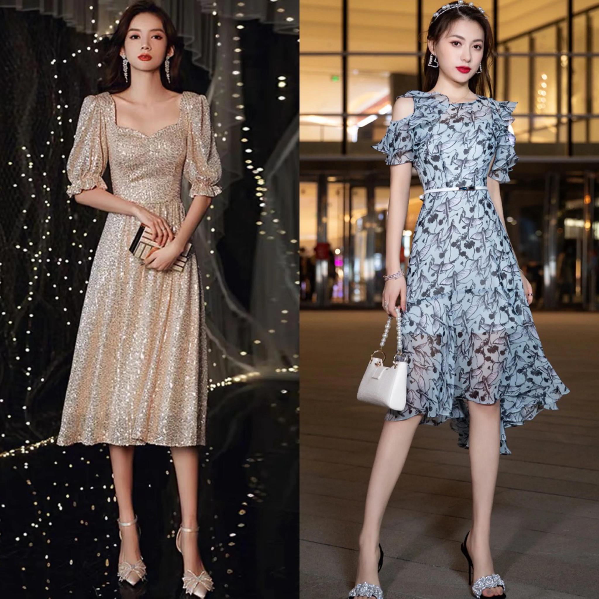 有一种裙子叫礼服裙性感迷人参加聚会穿超有气场