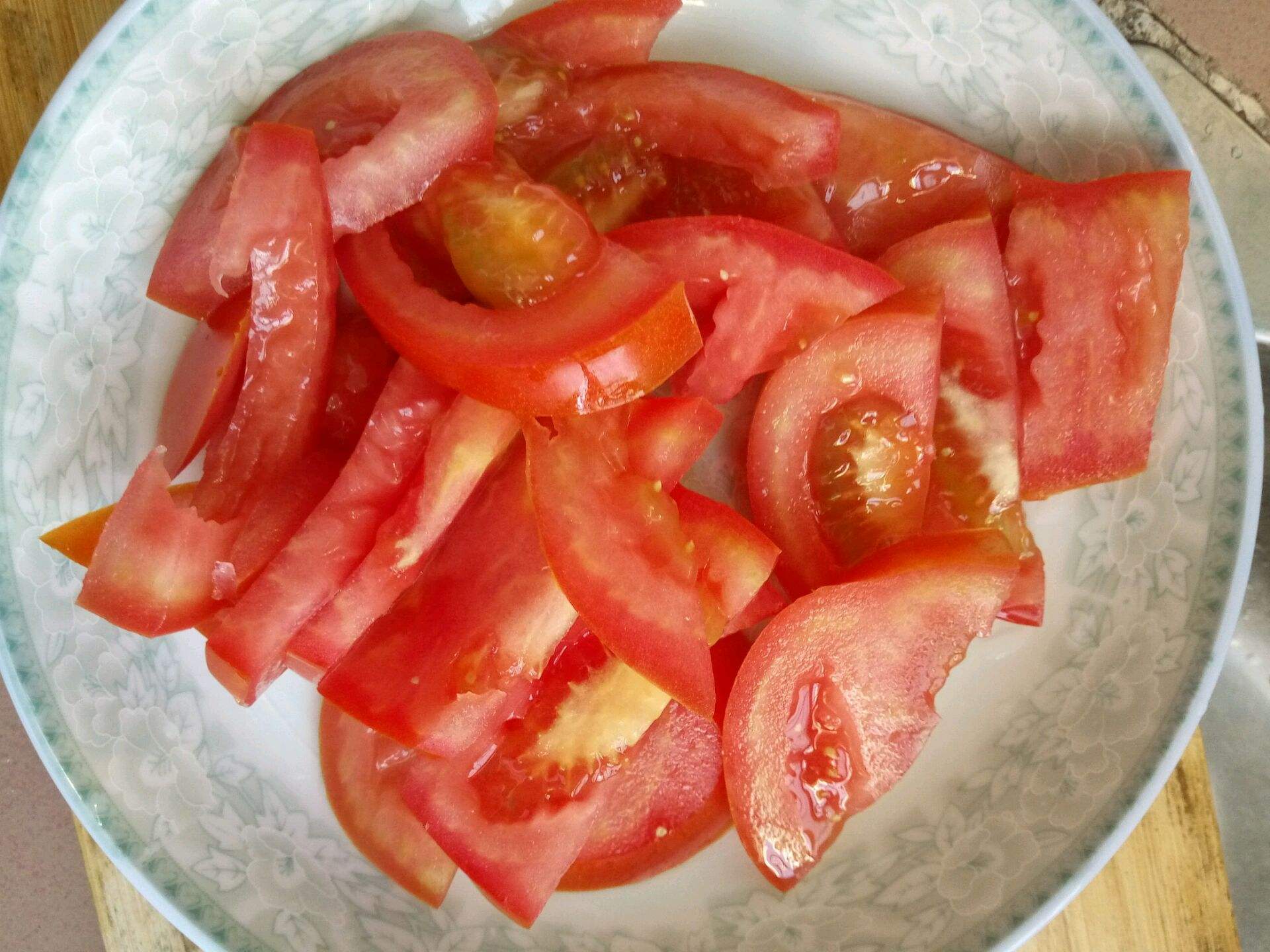 香菇炒西红柿图片