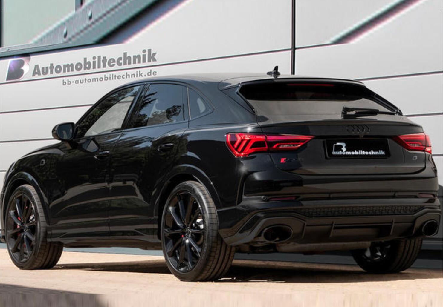 奥迪rsq3sportback改装版海外实拍黑武士风格