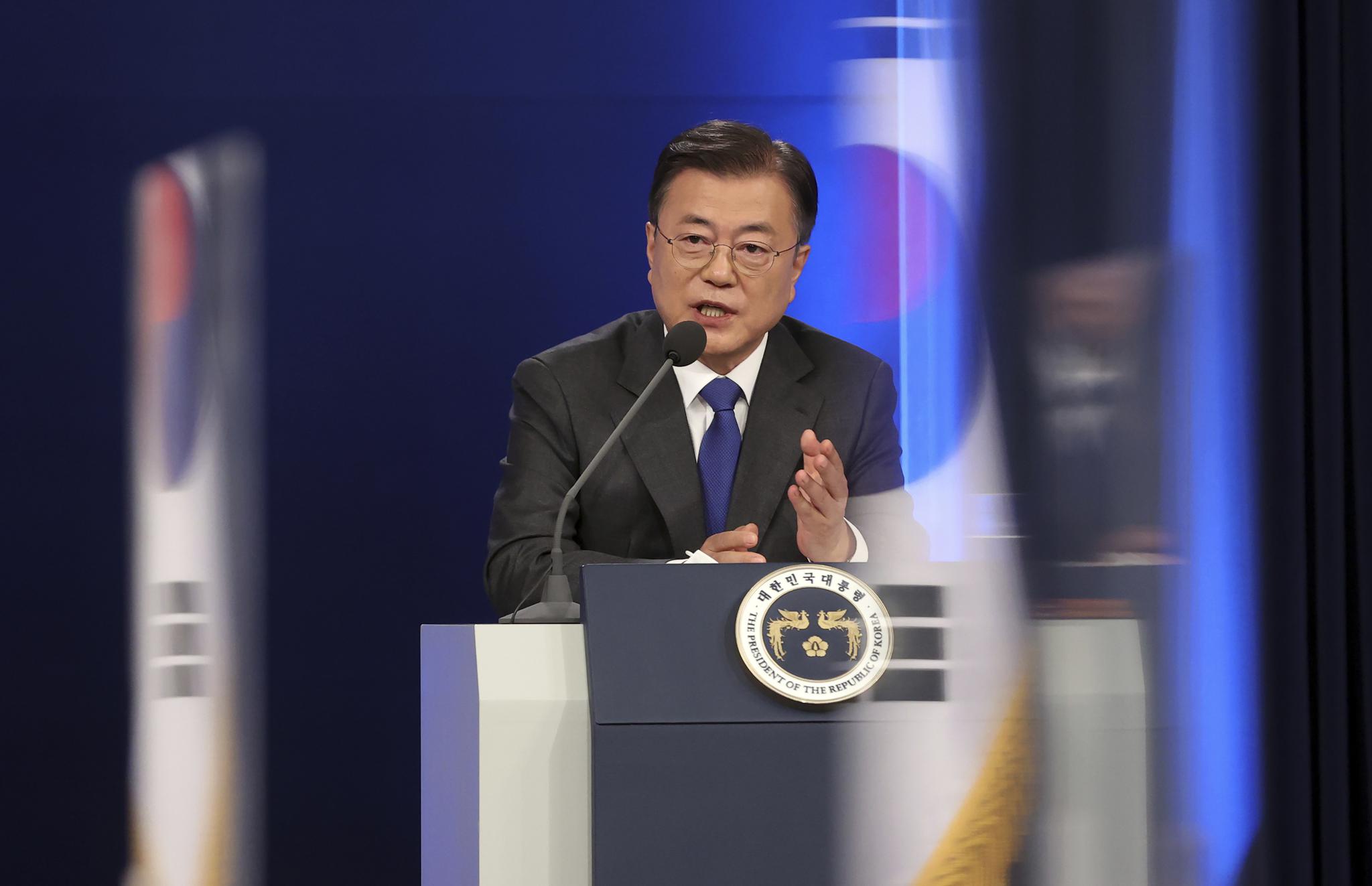 文在寅说力争今年实现4%以上的经济增长率|韩国总统|新华社|首尔_新浪