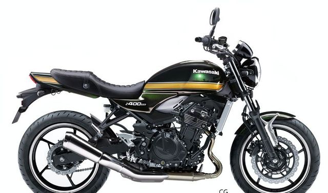 四缸250复古摩托车川崎z250rs渲染图曝光