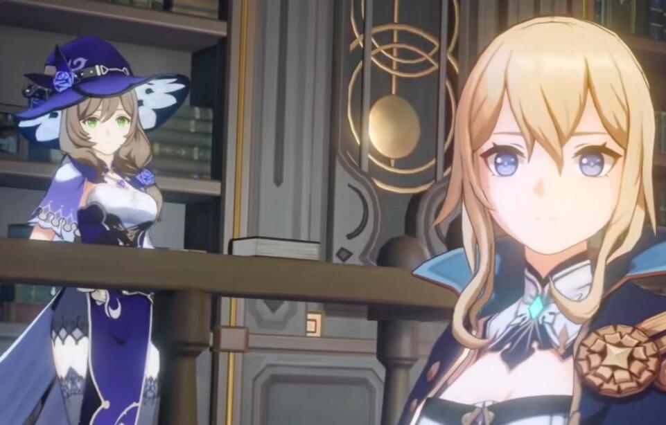 原神泳装皮肤的彩蛋琴跟丽莎成官方cp衣服可能会爆炸