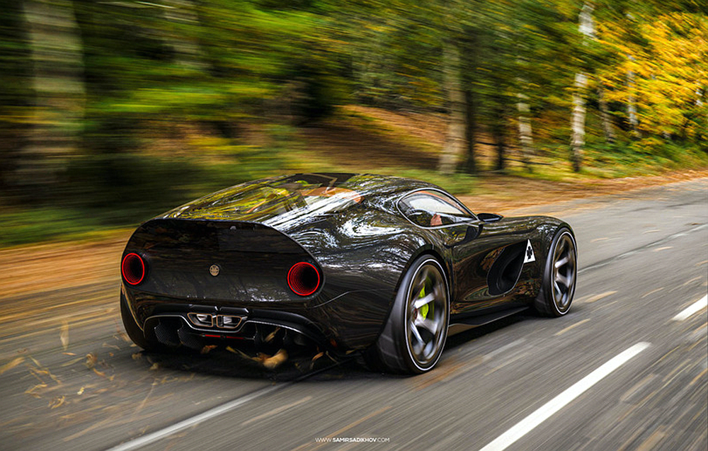 结合道奇经典设计阿尔法罗密欧tz4亮相