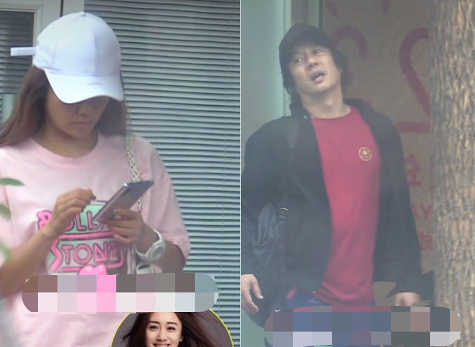 刘芸与郑钧街头吵架神情冷漠只顾玩手机老公眉头紧皱直叹气