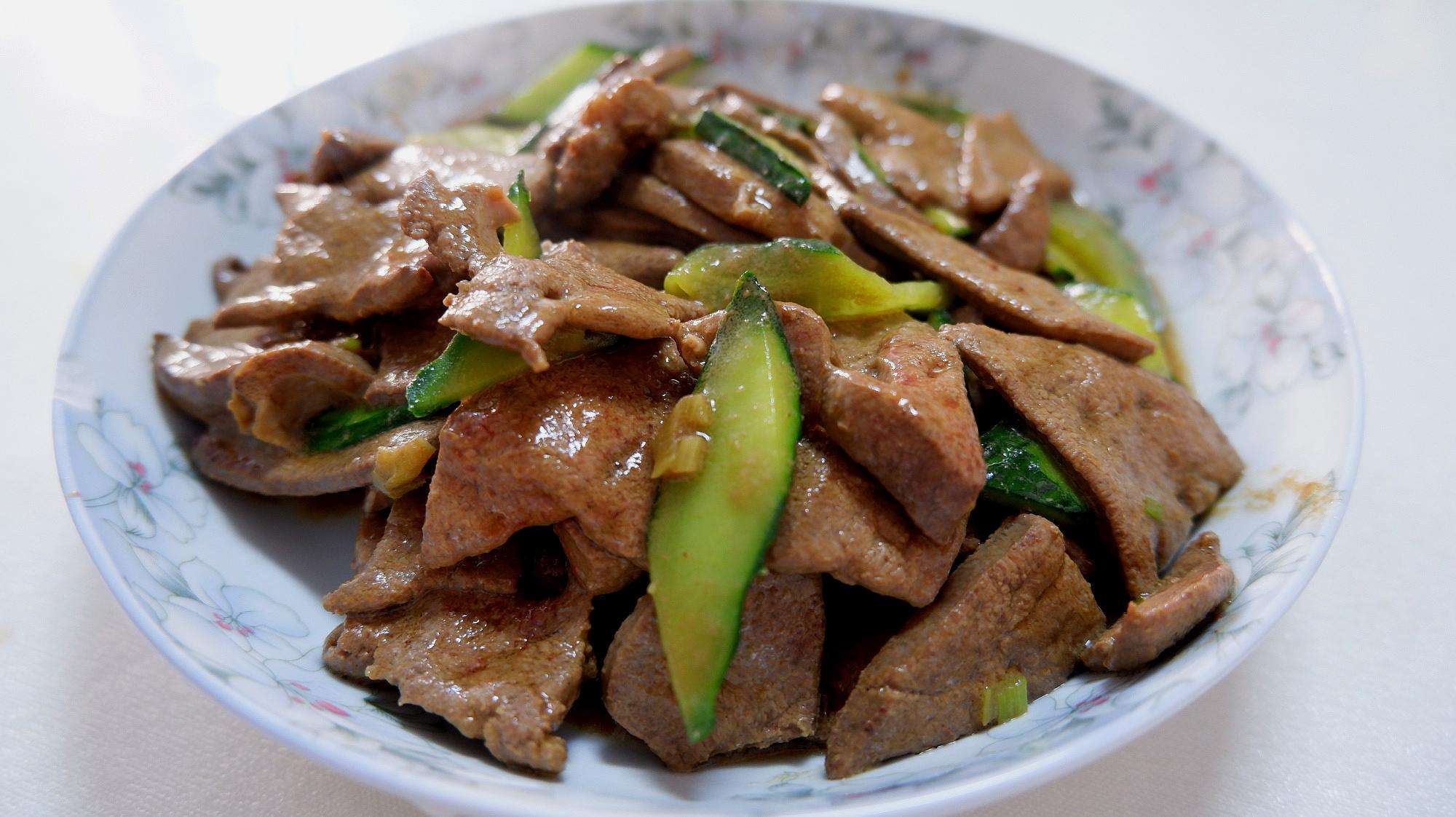 教你营养美味的黄瓜炒猪肝,好吃又能解馋,孩子天天嚷着吃不够