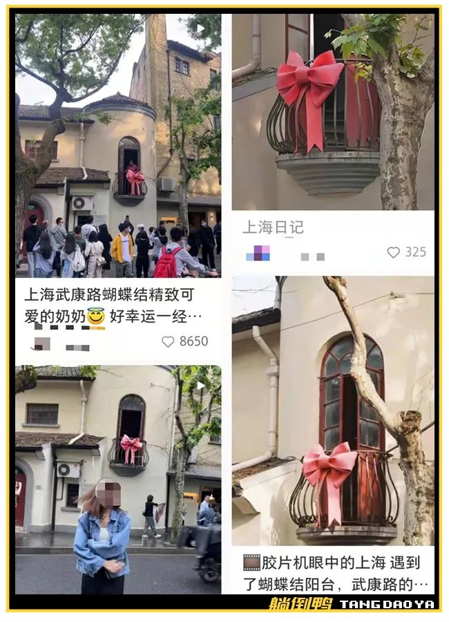 刷屏的阳台奶奶搬走了网红蝴蝶结也被扔进了垃圾桶