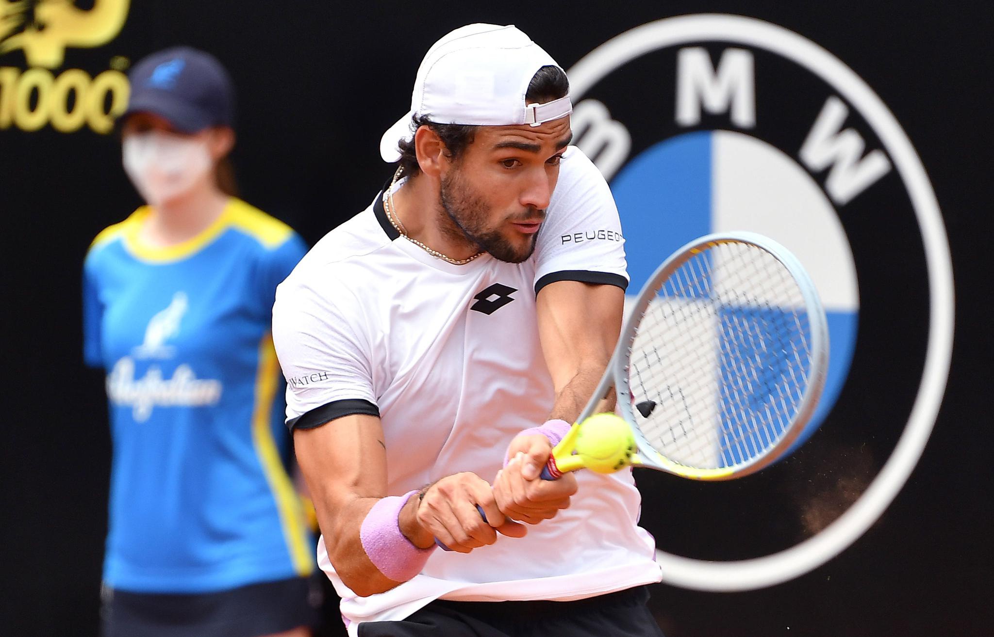 网球意大利公开赛贝雷蒂尼晋级