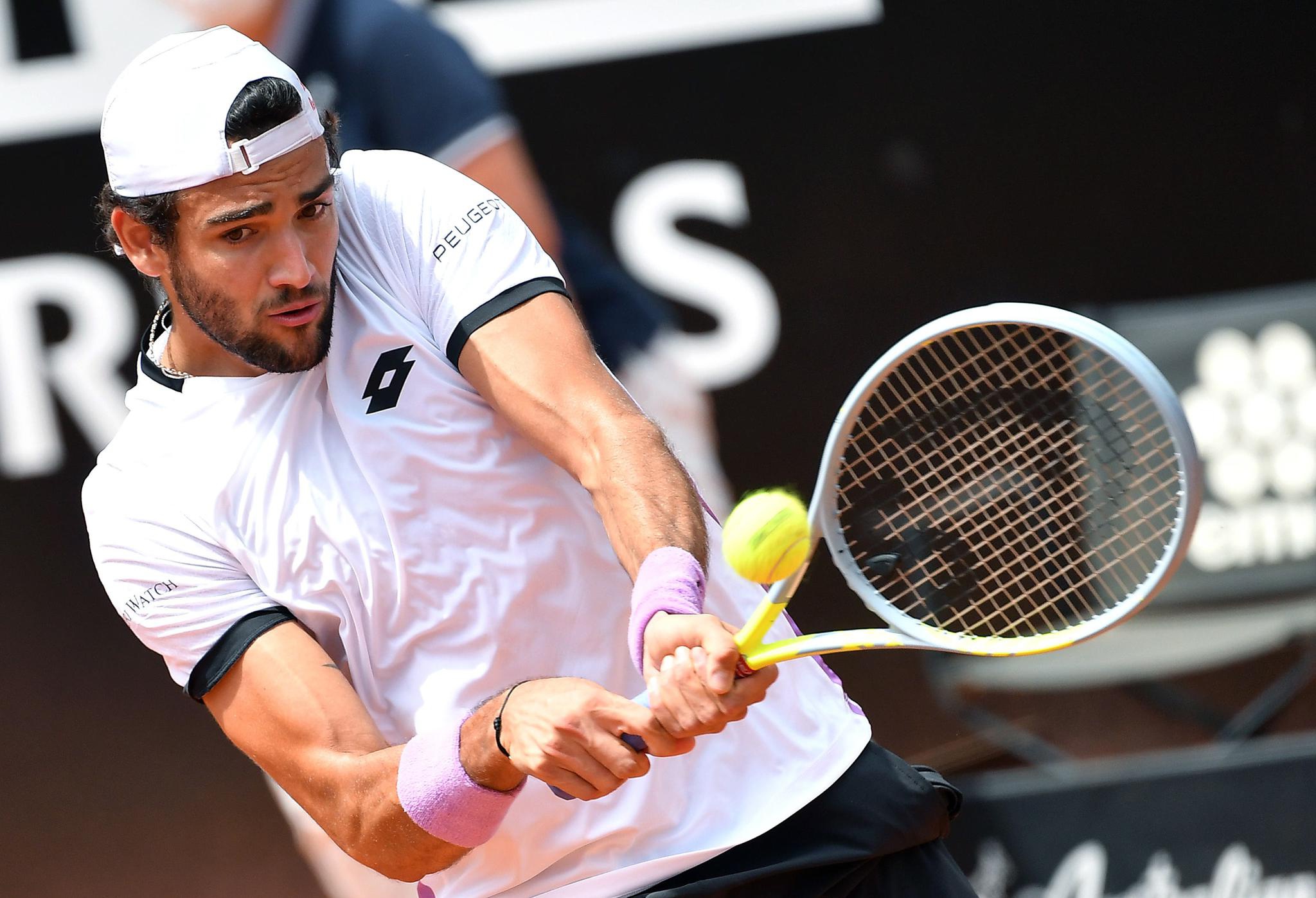 网球意大利公开赛贝雷蒂尼晋级