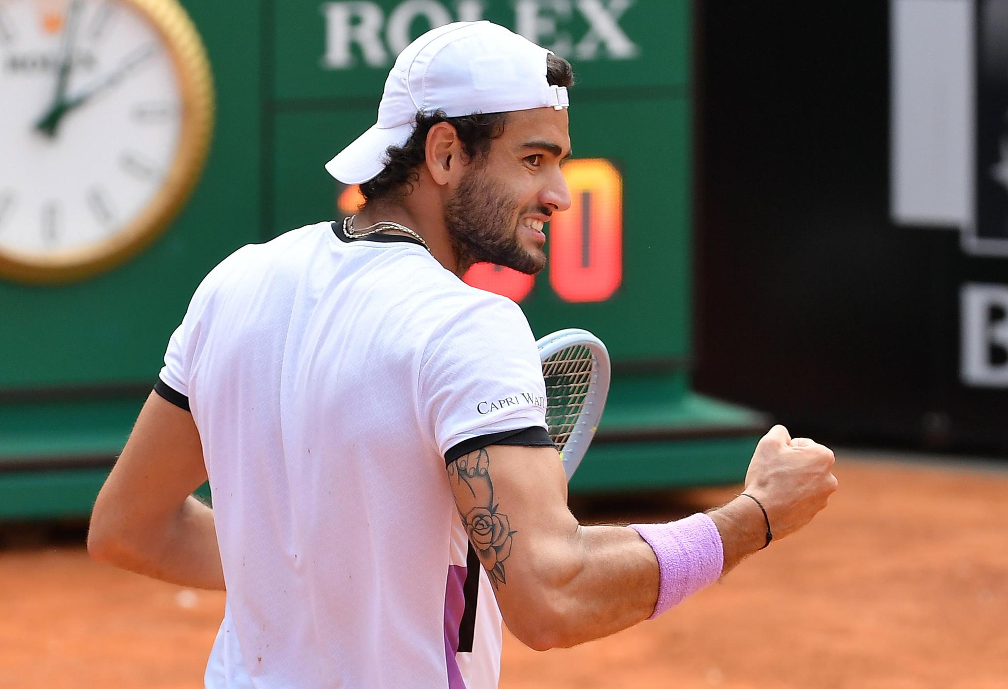 网球意大利公开赛贝雷蒂尼晋级