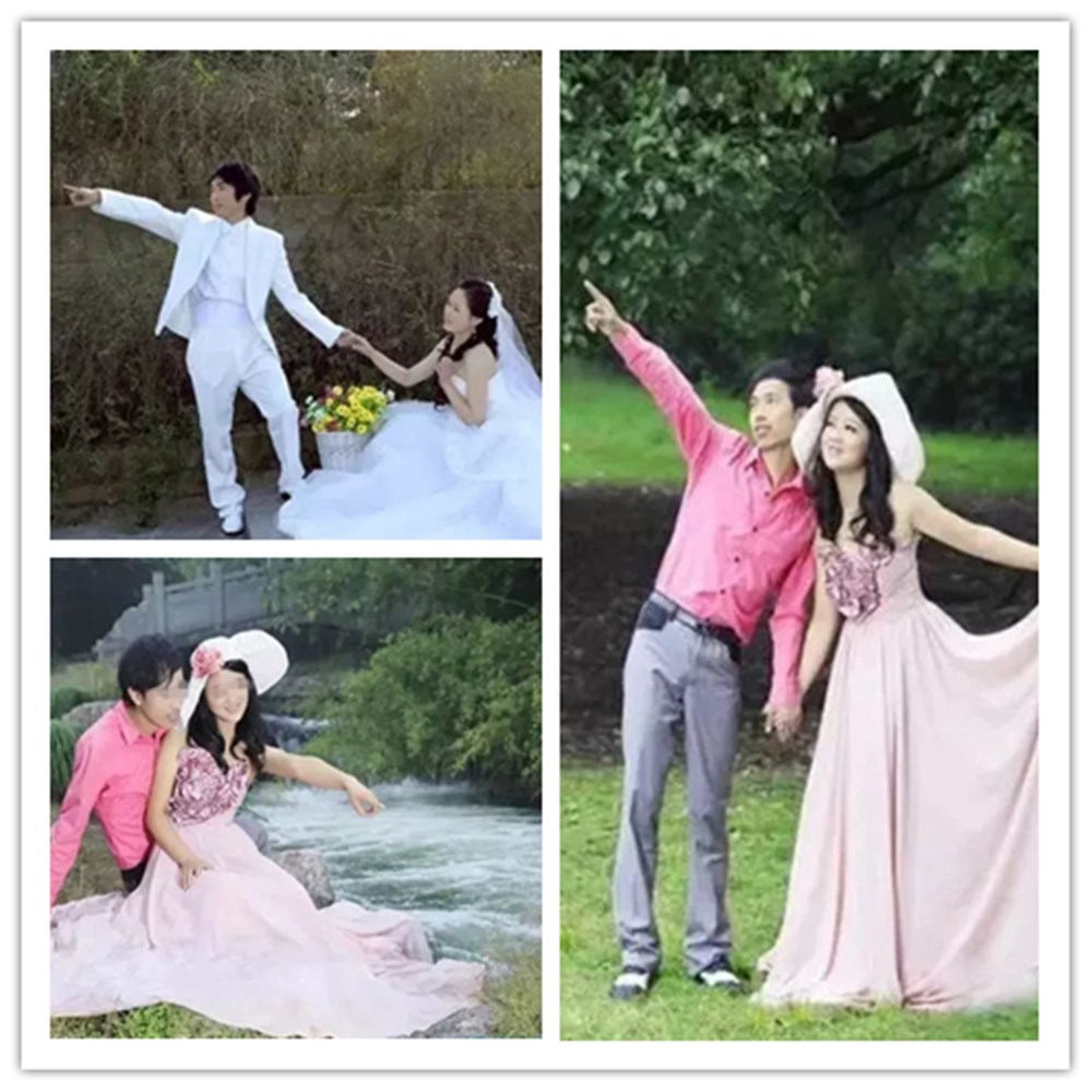 照片上面的人是谁婚纱照p到亲妈认不出闺女意义何在