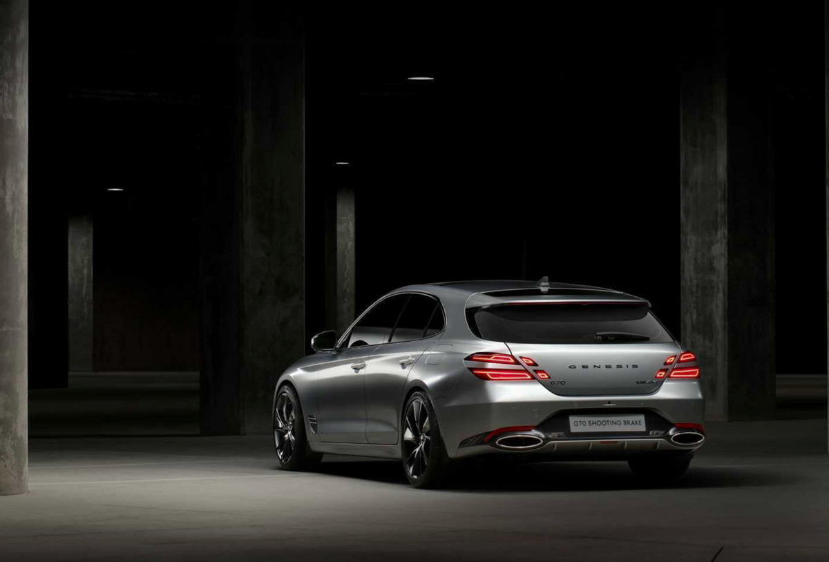 新车速递丨韩系高颜值欧巴 捷尼赛思g70猎装版官图发布