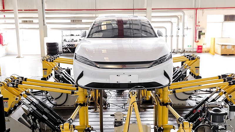 使用热成型钢最多的汽车