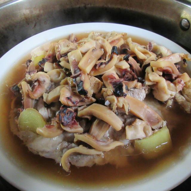 乌贼鲞蒸肉片,味道鲜美,十分下饭