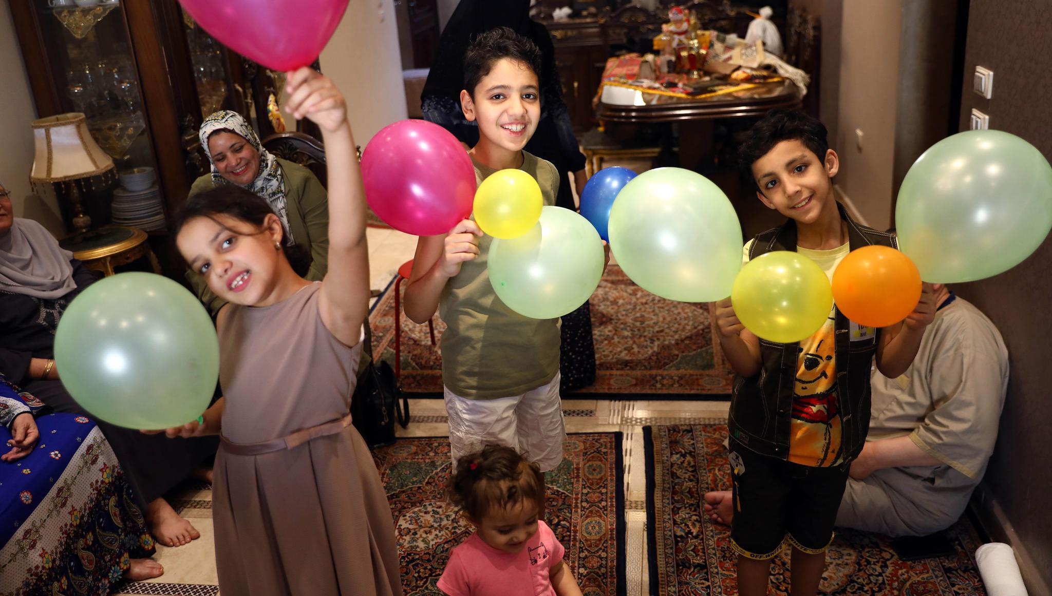 埃及居家庆祝开斋节