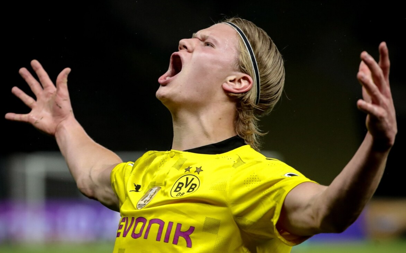 41大胜冠军诞生哈兰德梅开二度怒吼庆祝多特天才创造历史