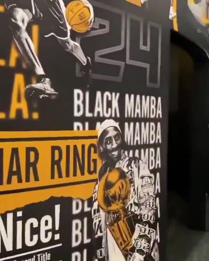 名人堂为科比设置了一个专门的成就展厅