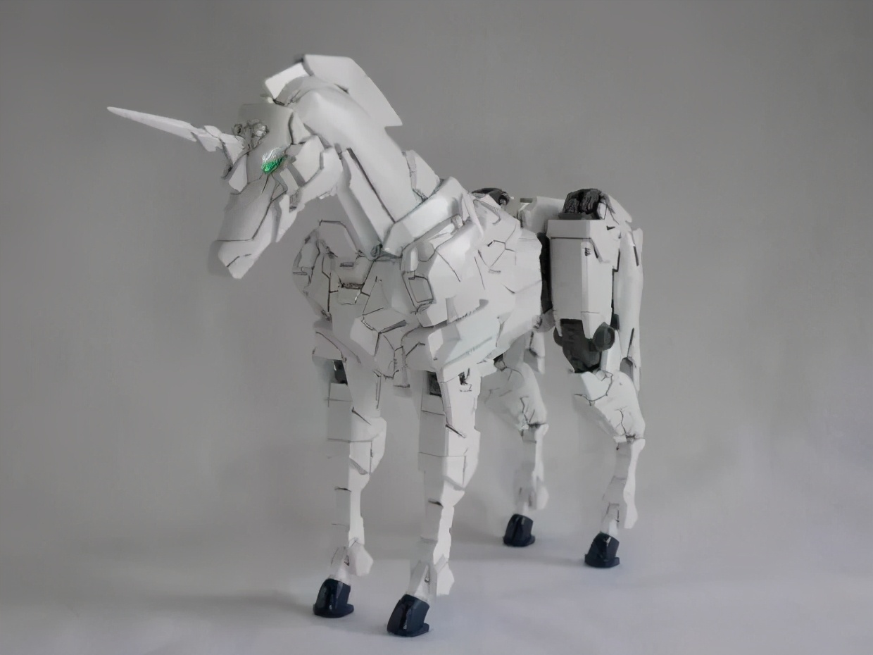 独角兽高达零件创意重组真独角兽模型