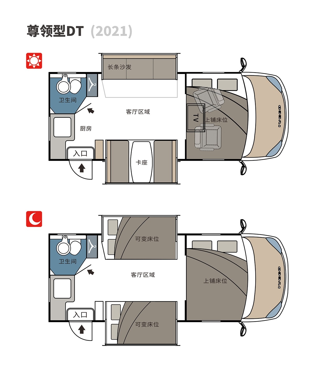 对拓展大空间带娃旅行无压力实拍亚特尊领dt21房车