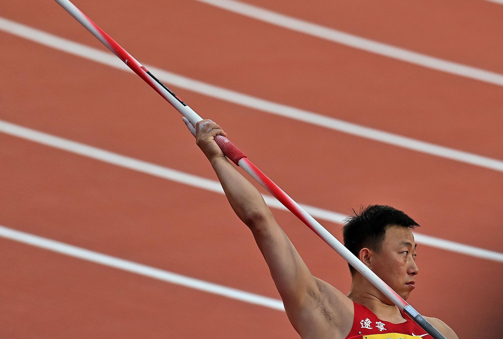 田径相约幸福成都田径邀请赛男子标枪决赛赛况