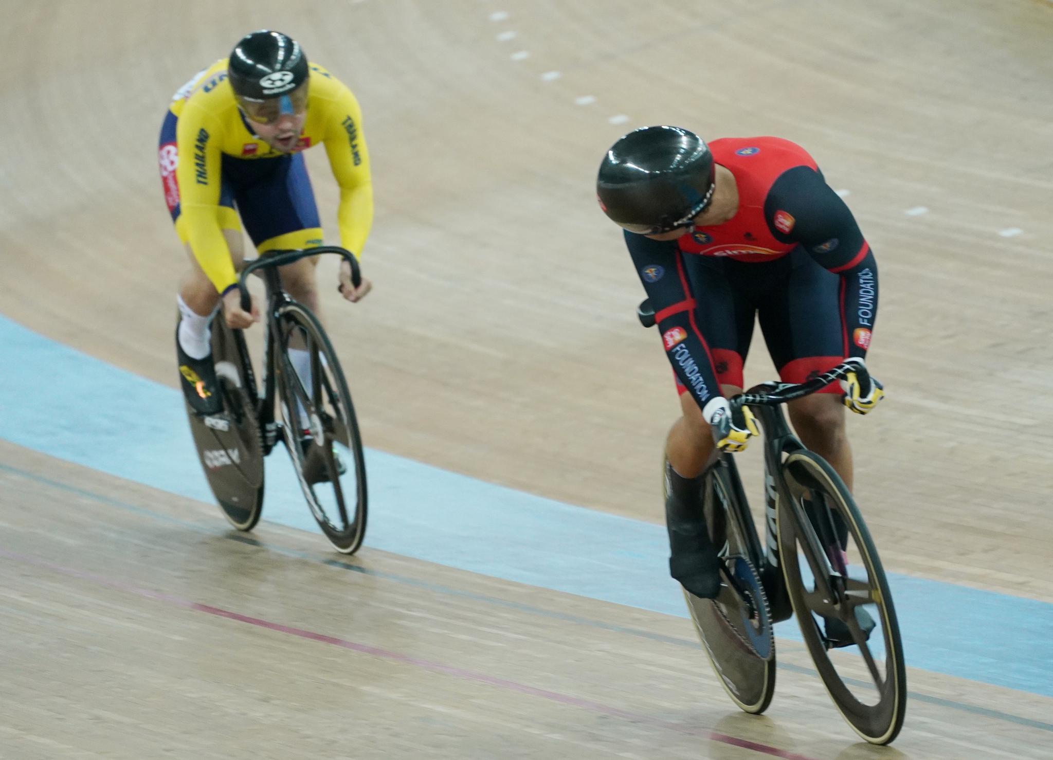 自行车国际自行车联盟场地自行车赛中国香港站男子凯林赛马来西亚车手