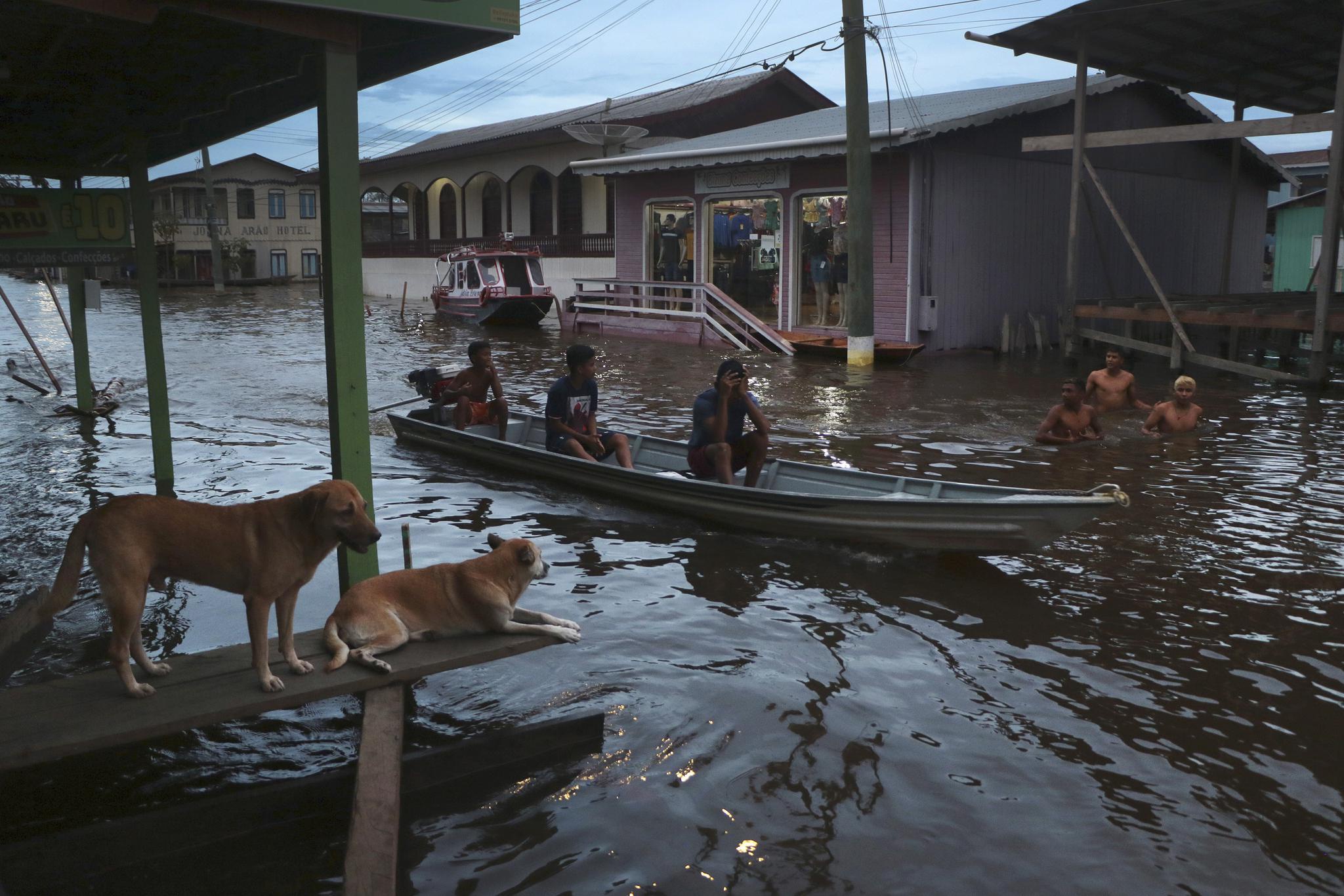 巴西亚马孙州洪水泛滥