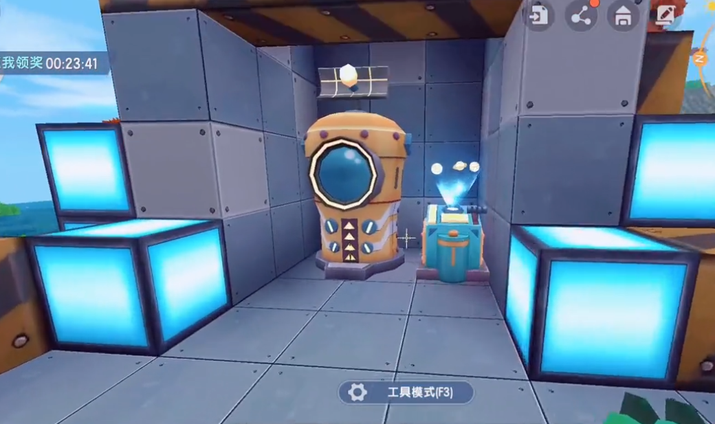 自由穿梭星际迷你世界全新更新太惊喜传送舱尽显科技感