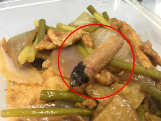 避孕套粘痰老鼠肉知道路边摊脏但没想到这么恶心