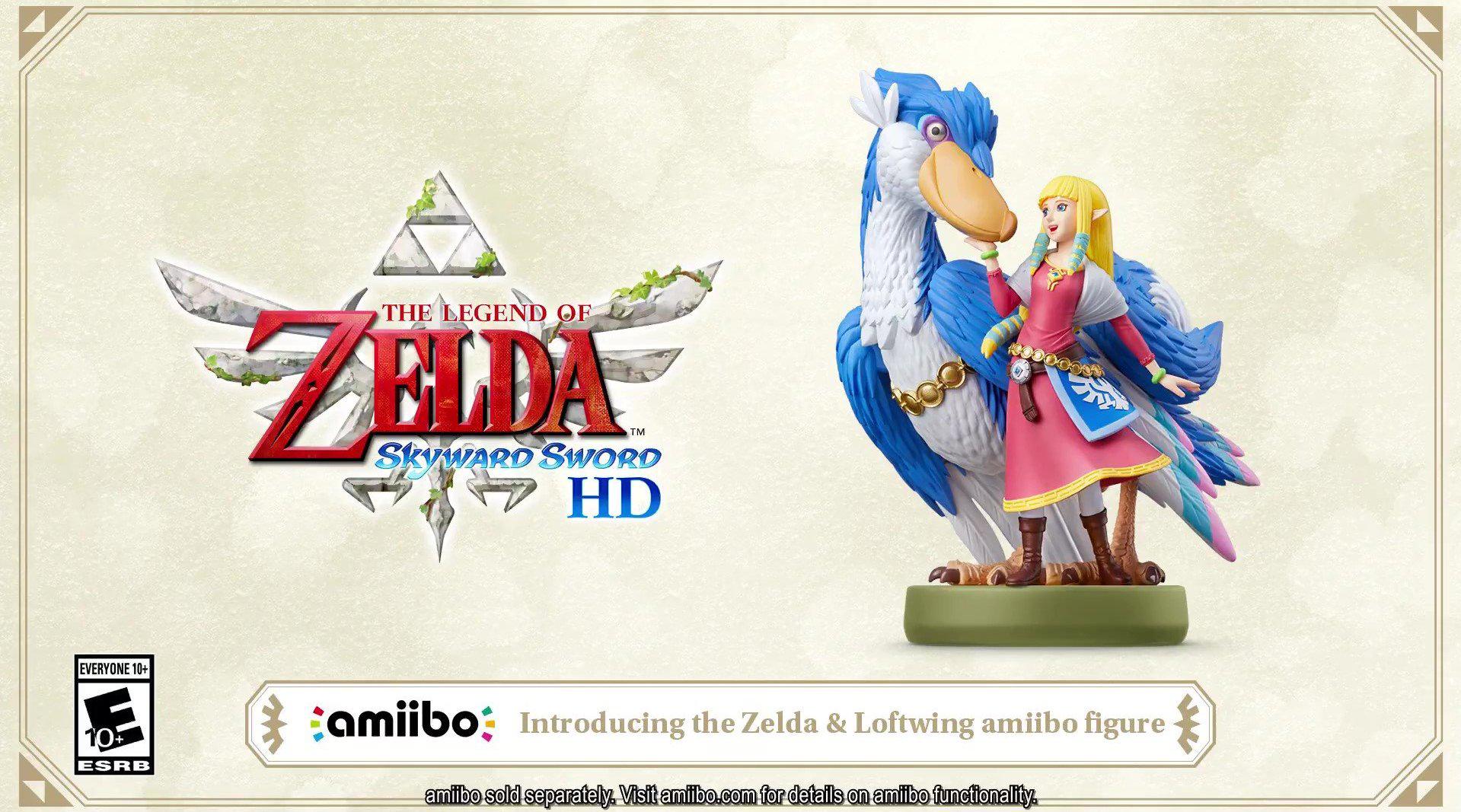 任天堂推出《塞尔达传说:御天之剑 hd》amiibo