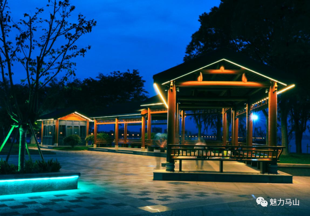 网红碧玉螺婀娜望湖亭无锡马山的夜如此璀璨