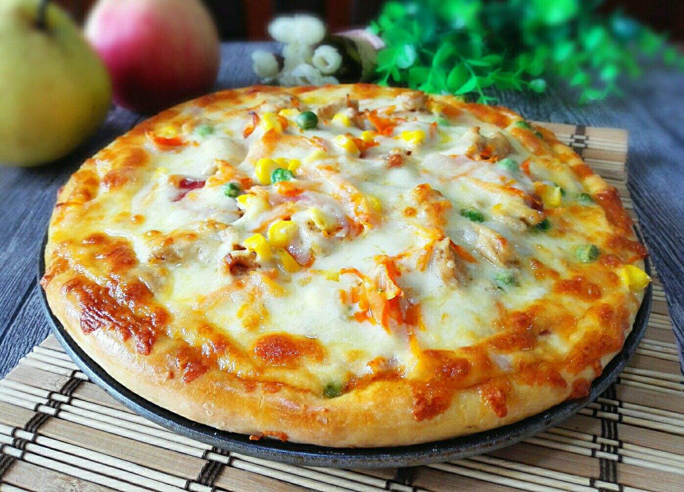 教你营养好吃的鸡肉火腿披萨美味解馋孩子天天嚷着吃不够