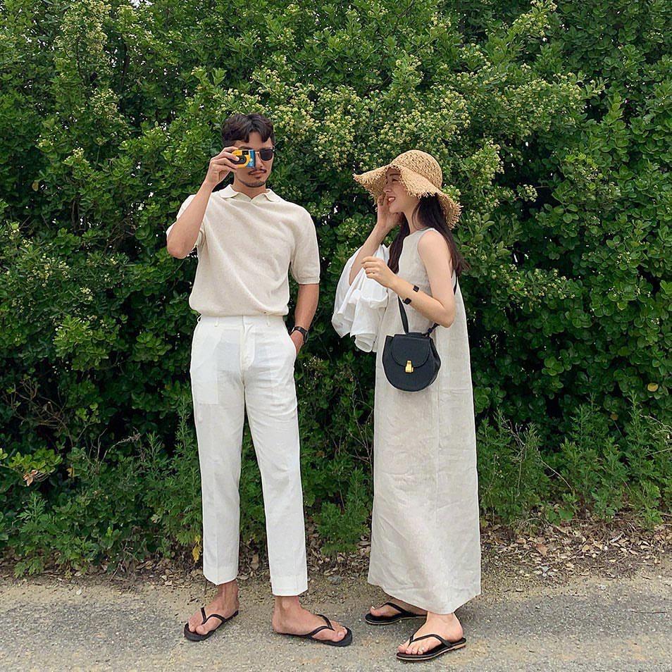 ins情侣的夏日甜味穿搭示范520一起穿上情侣装出去拍照吧