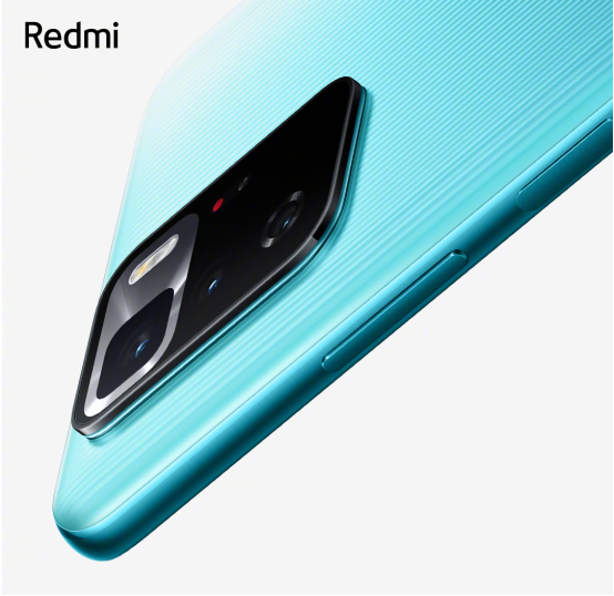 小米redminote10真机图曝光纵向3d纹理后壳长矩形三摄模组