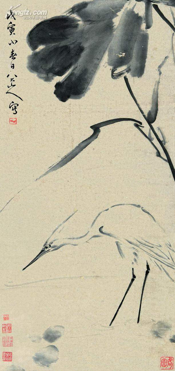 八大山人花卉作品欣赏