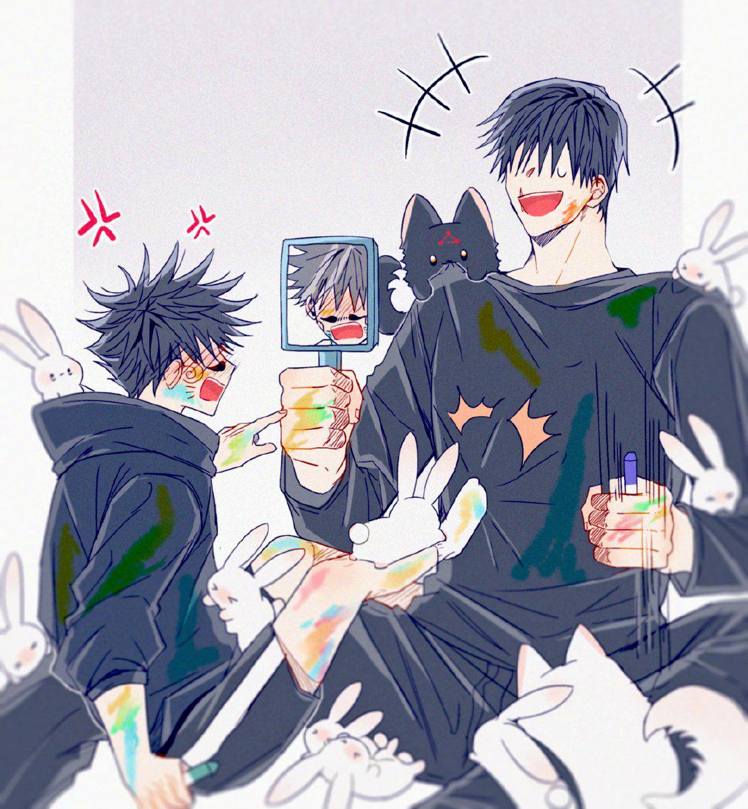 神仙太太的虎杖父子vs伏黑父子又更新啦