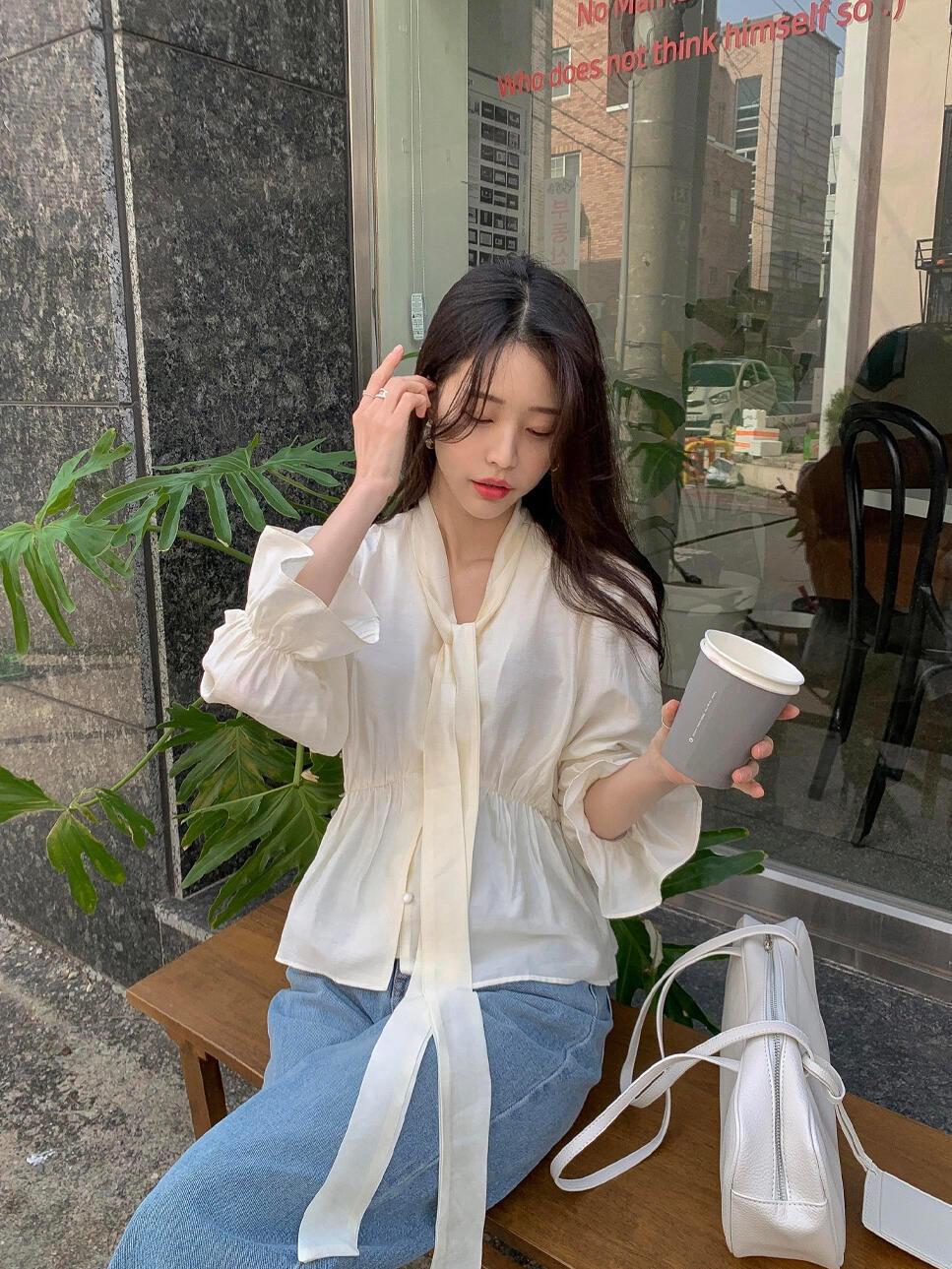 韩国小姐姐ins风春夏日常穿搭