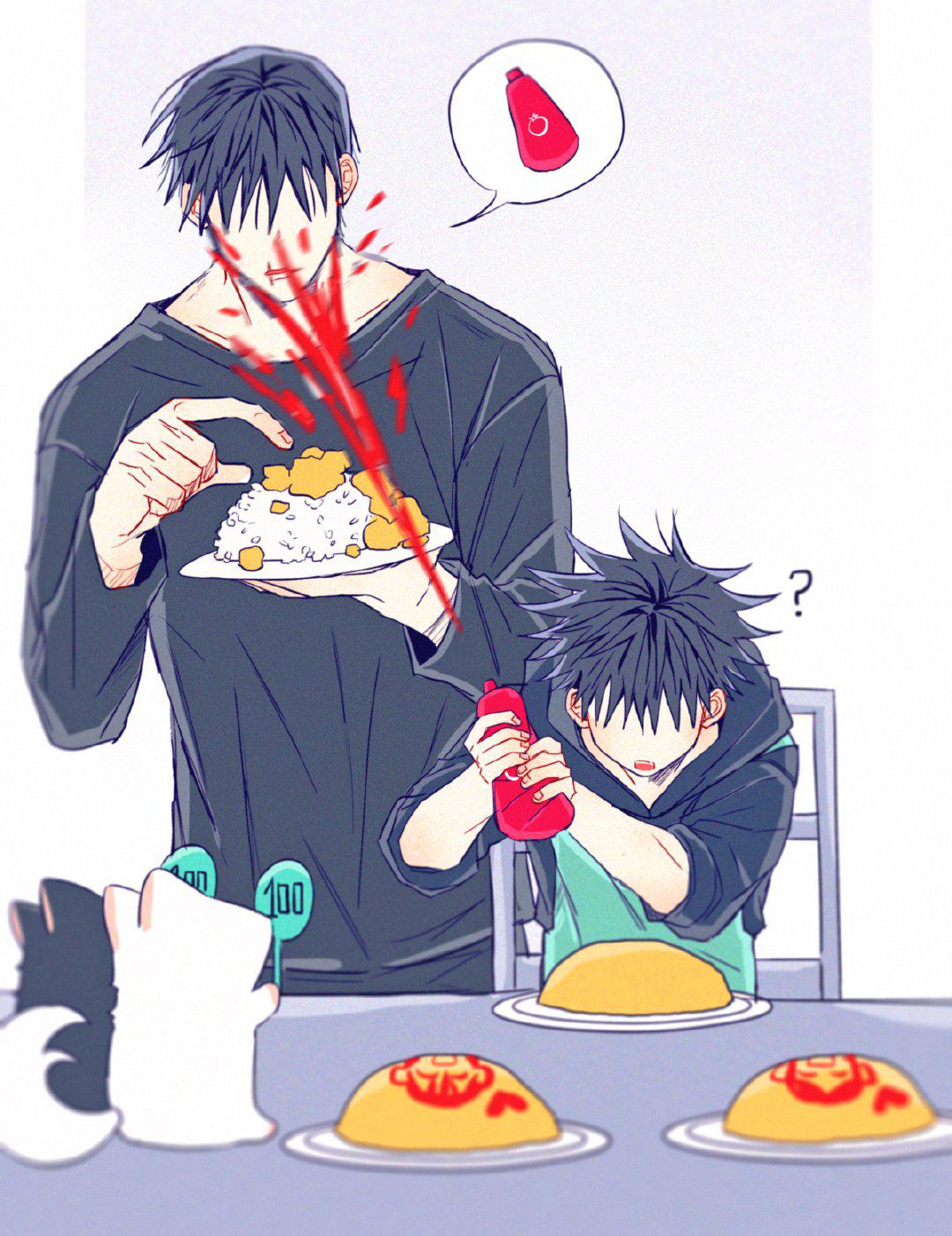 神仙太太的虎杖父子vs伏黑父子又更新啦