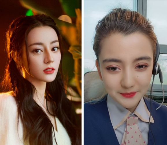 新疆电信女主播撞脸迪丽热巴五官简直粘贴复制回应称热巴远亲