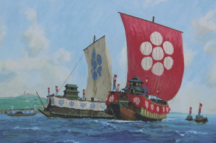 丰臣秀吉的大安宅船"日本丸"这样也就方便解释了,由于葡萄牙人在这