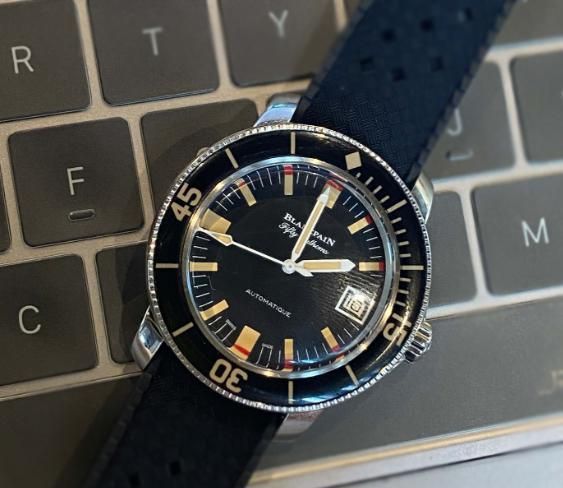 最美潜水表非他莫属解毒宝珀五十噚梭子鱼手表