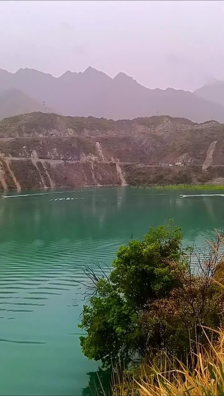 陇南文县碧口镇水库,甘肃乡村旅游好地方