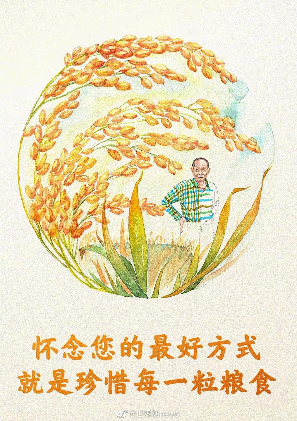 "禾下乘凉梦,仓满无饥恐.