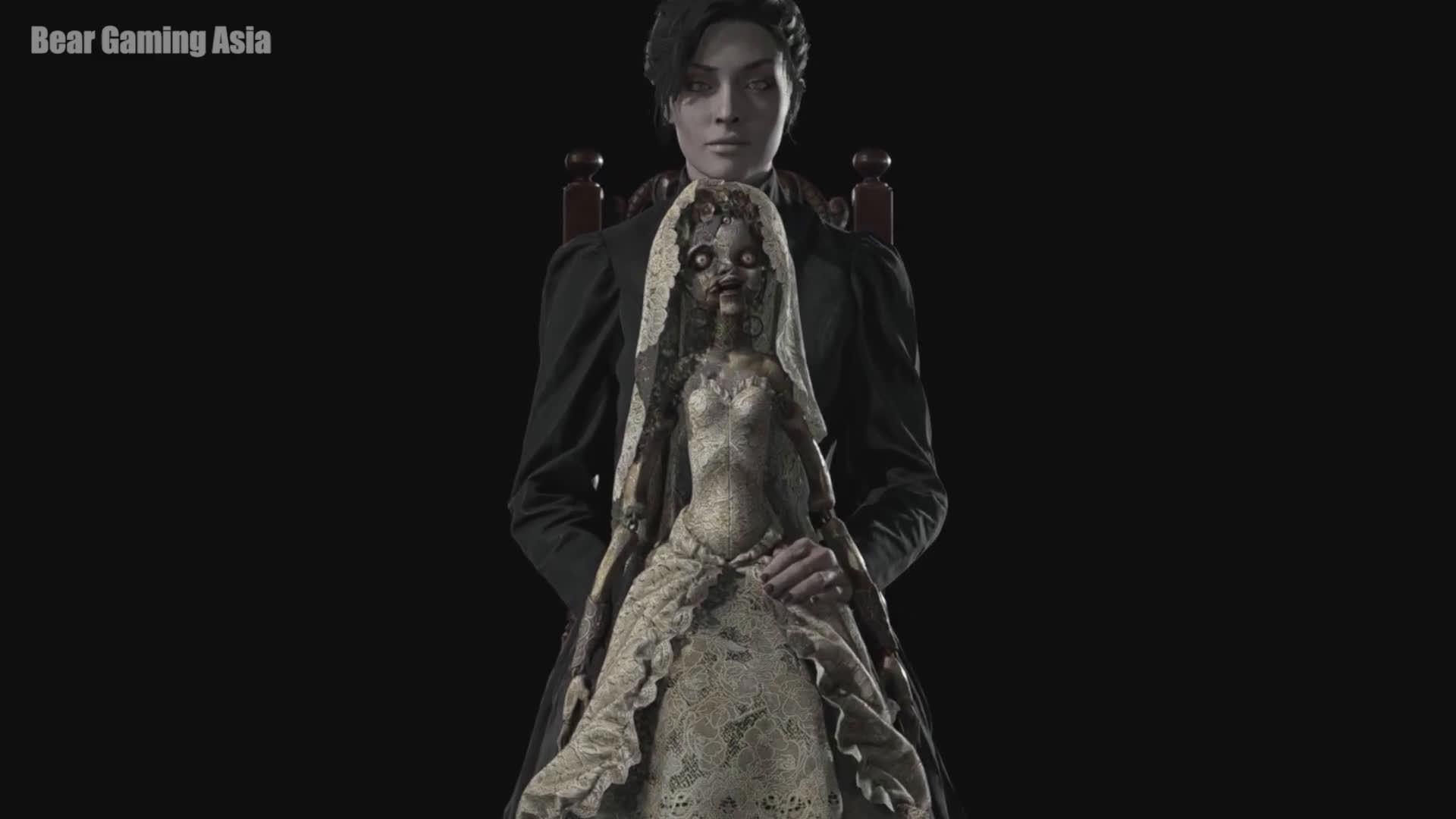 《生化危机8》人偶师姐姐还没有伤疤时的脸