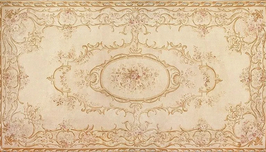 风格影响下的地毯商人抓住这一机遇,使得来自法国的典雅的巴洛克式和