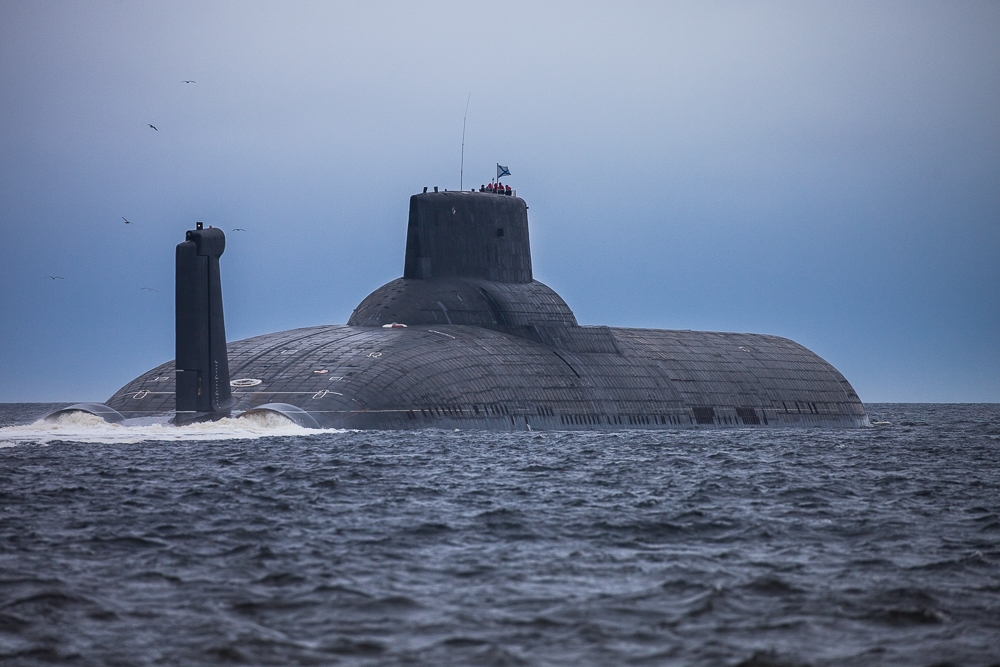 苏联台风级核潜艇设计建造规模庞大即将退出历史舞台