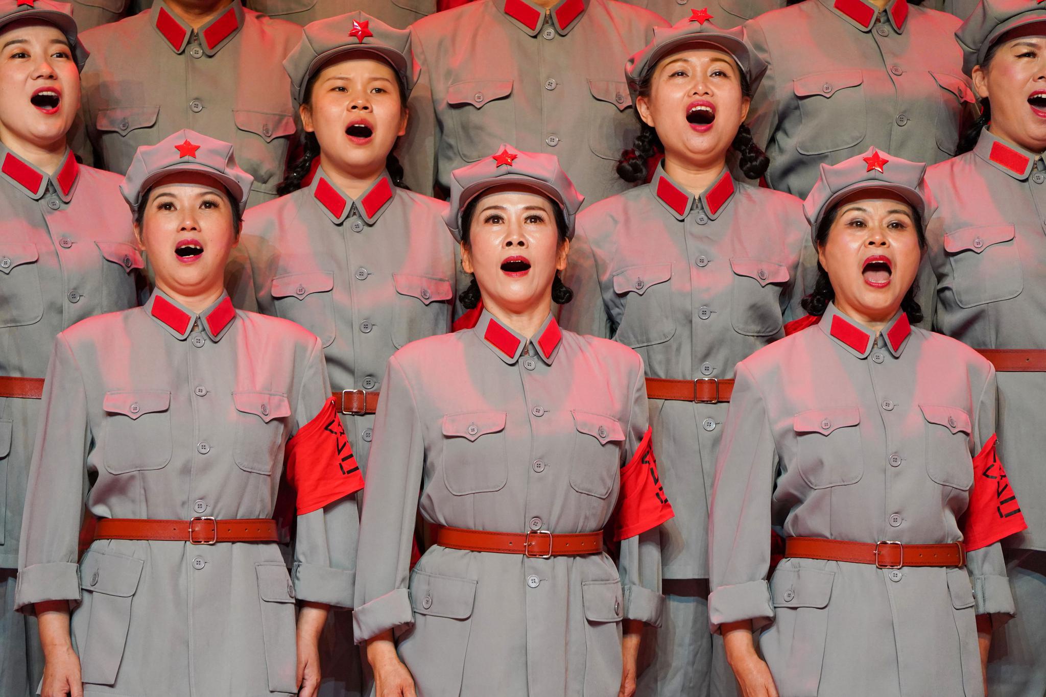 长征源合唱团的第500场演出