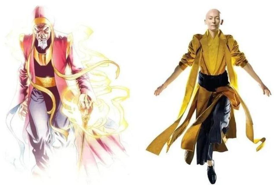 漫威总裁说古一法师选角错误可感觉蒂尔达斯文顿的表演挺好的