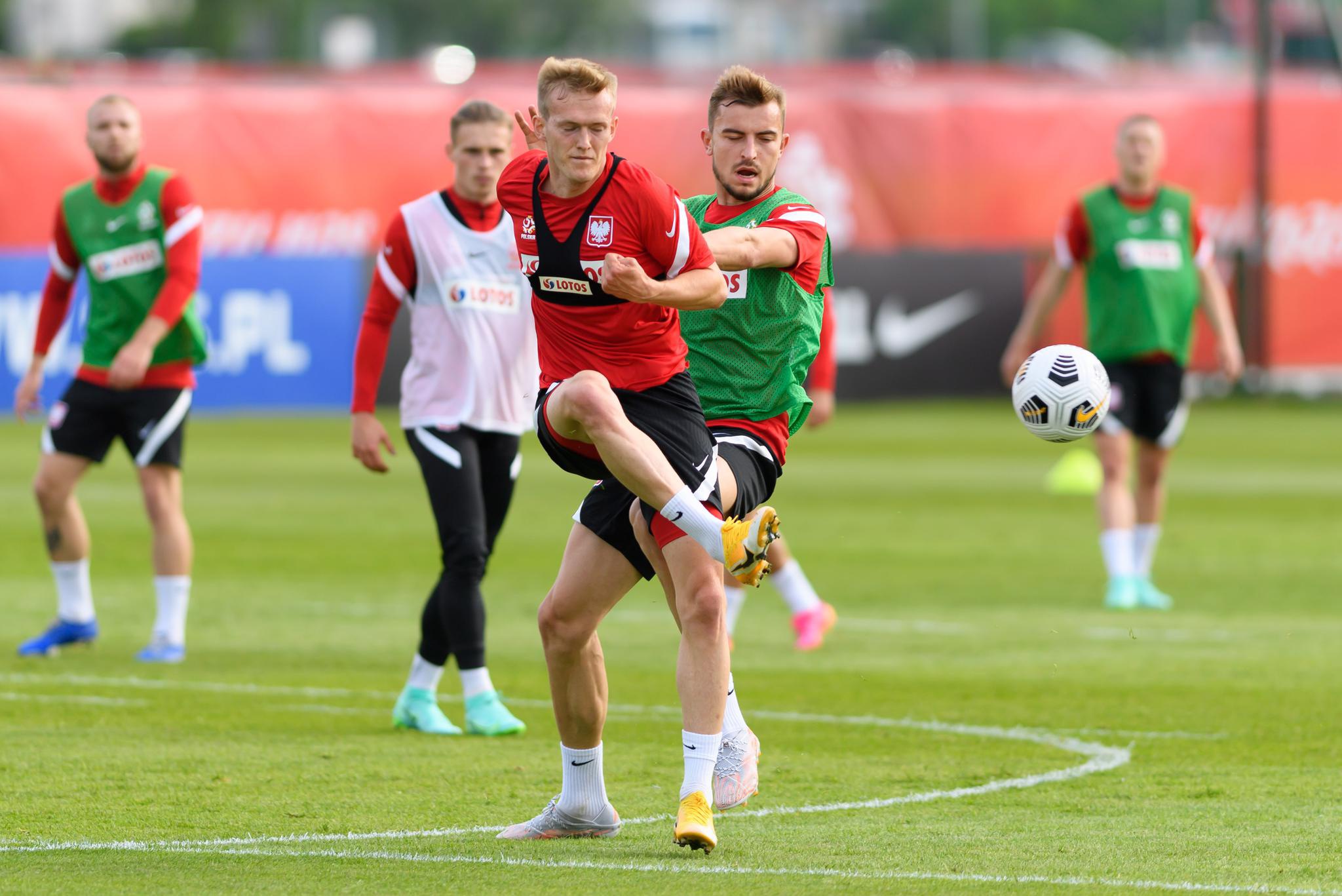 足球波兰队备战欧锦赛