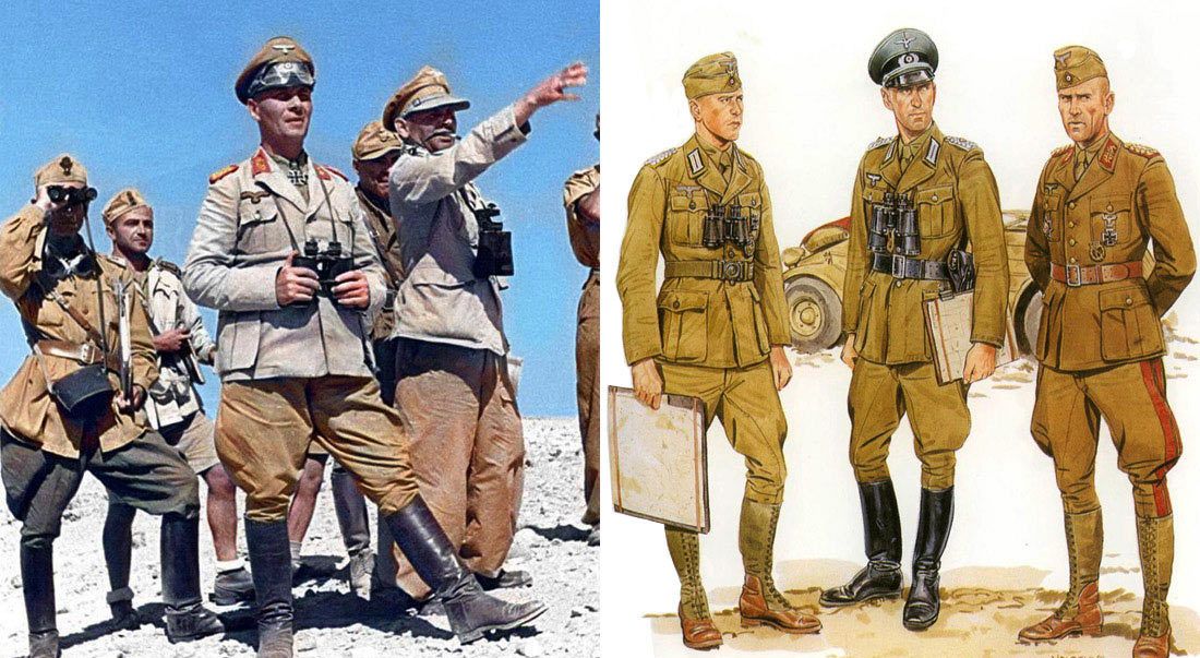 在隆美尔的指挥下,纳粹德国组成了"非洲军团",这支装甲部队抵达利比亚